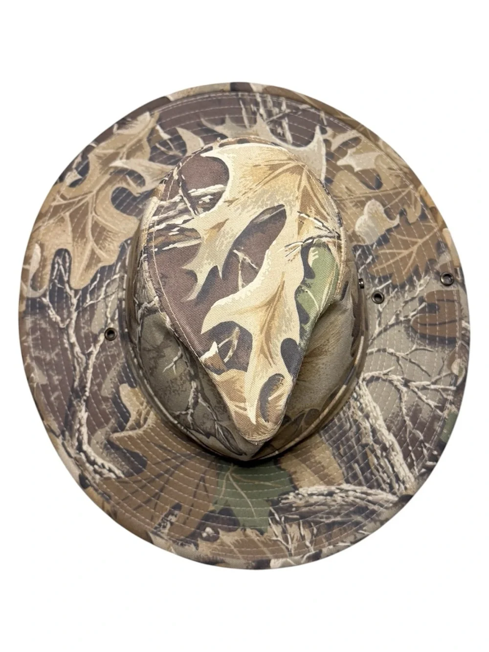 Henschel Men's Aussie Hunting Hat - Classic Camo Cotton Canvas Sun Hat Size Med